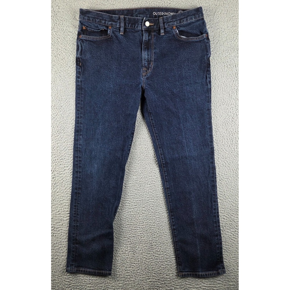 Outerknown‎ Jeans Mens 36x30 Blue SEA Organic Cotton Travel Ambassador Slim